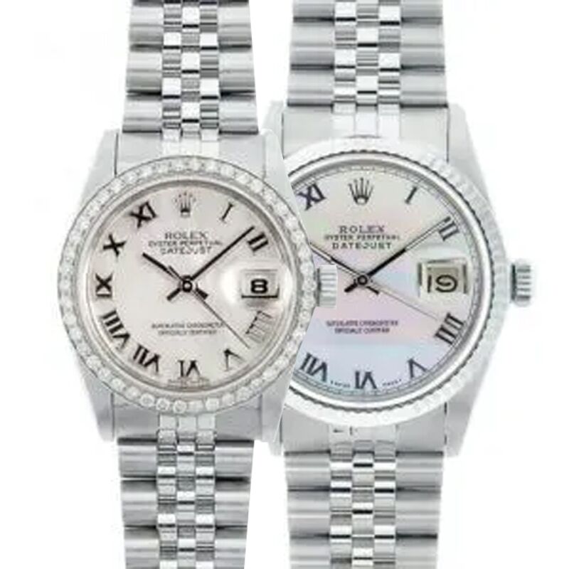Rolex Datejust Watches His Hers Stainless Steel Models 68274 16234