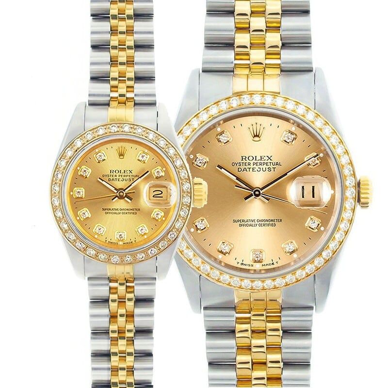 his & hers rolex datejust