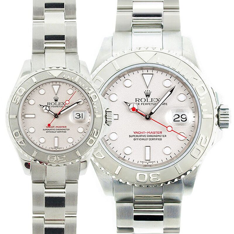 Rolex Yacht-Master Watches His & Hers Stainless Steel Models 169622 & 16622